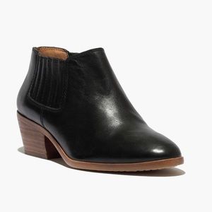 Madewell Spencer Chelsea pull-on black boots